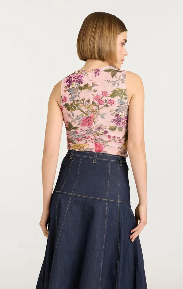 Women Cinq Sept Tank Tops and Camisoles Dasha Top Soft Pink Multi