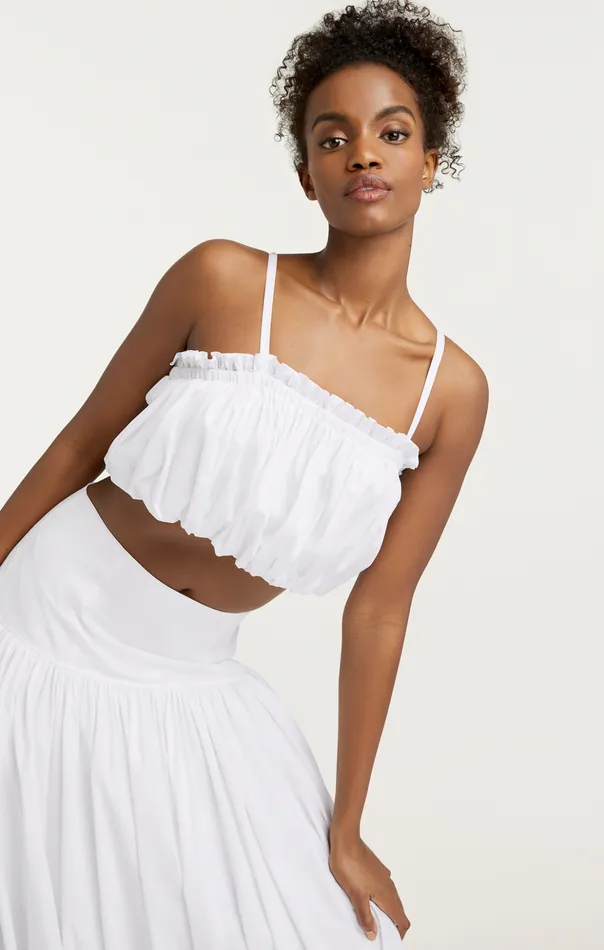 Women Cinq Sept Tank Tops and Camisoles Ivee Top White