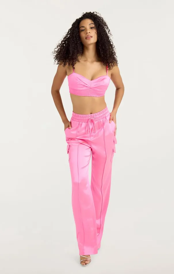 Women Cinq Sept Tank Tops and Camisoles Nikola Top Electric Pink