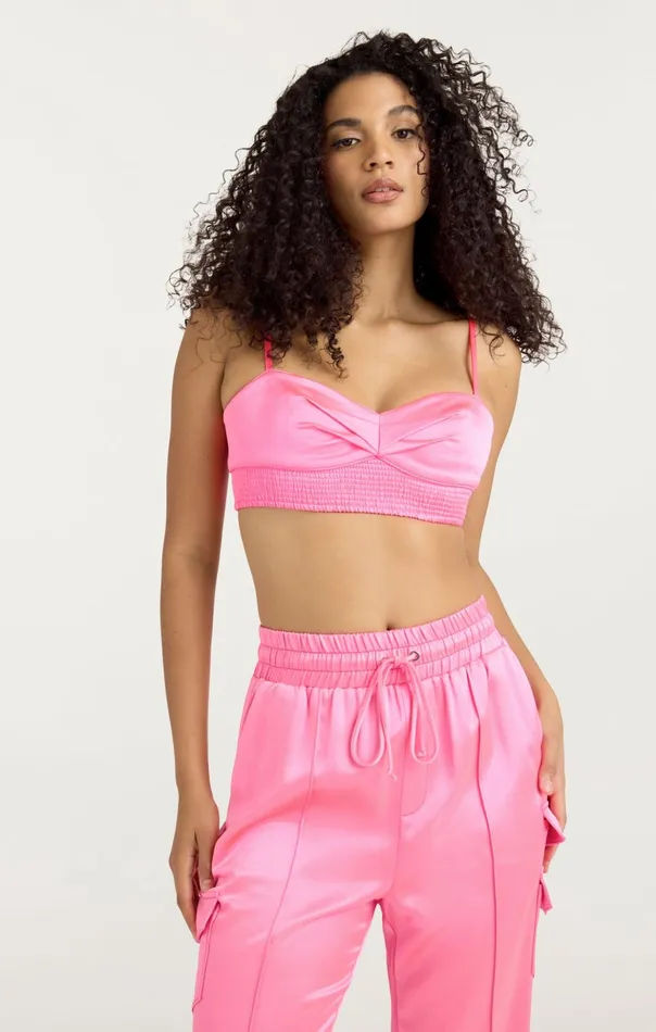 Women Cinq Sept Tank Tops and Camisoles Nikola Top Electric Pink