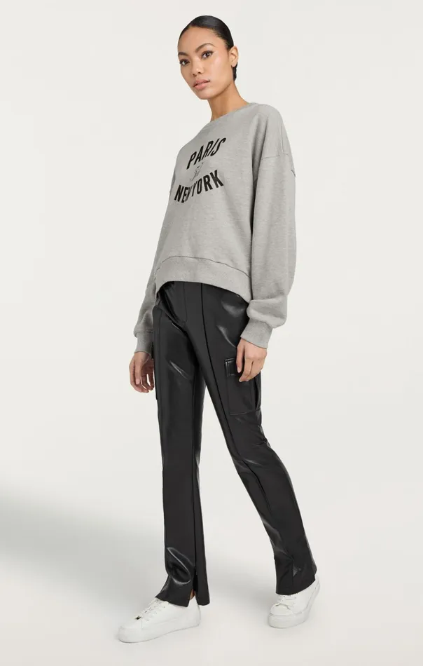 Women Cinq Sept Tees and Pullovers Paris New York Brandy Pullover Heather Greyblack