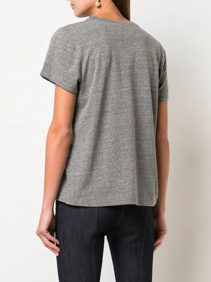 Women Cinq Sept Tees and Pullovers Vote Please Tee Heather Greywhite