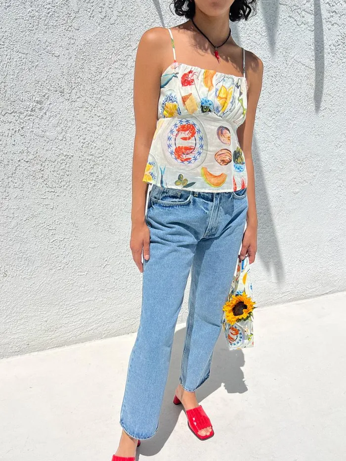 Women Cleo Cami Tapas Ivory Lisa Says Gah Blouses
