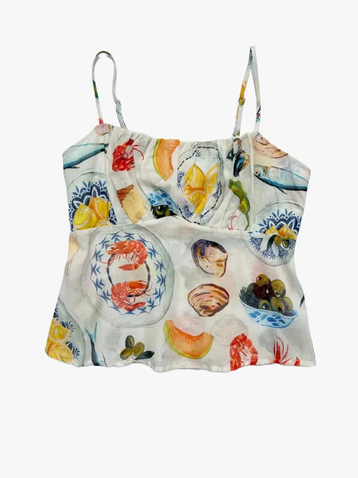 Women Cleo Cami Tapas Ivory Lisa Says Gah Blouses