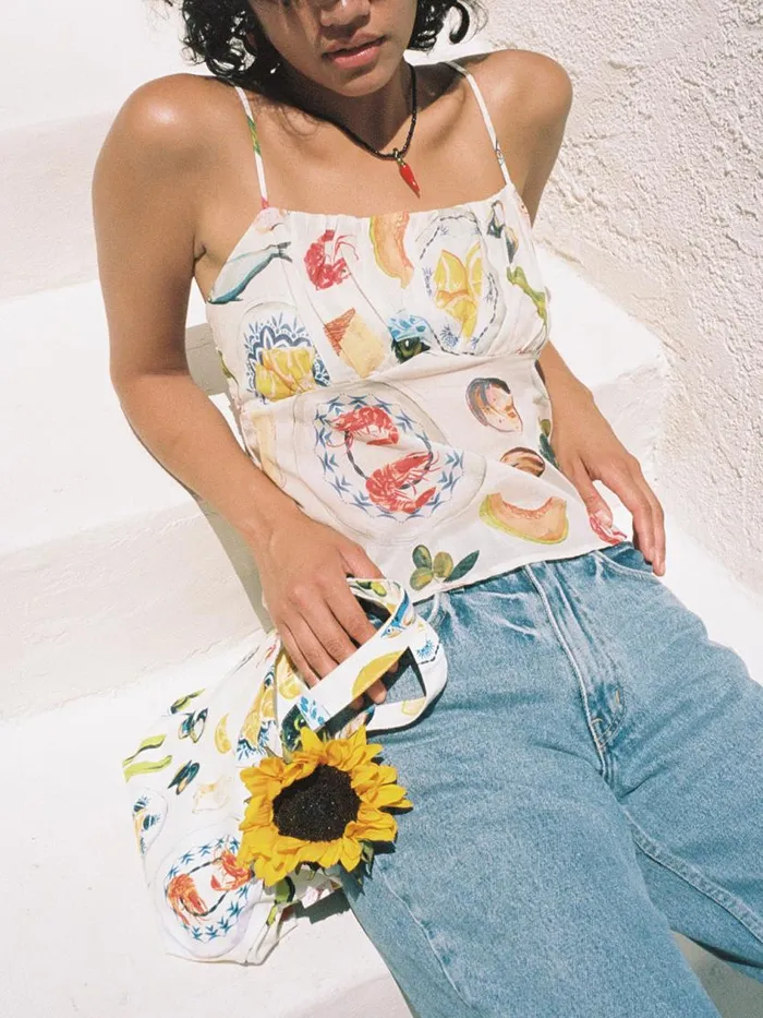 Women Cleo Cami Tapas Ivory Lisa Says Gah Blouses