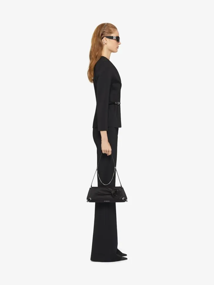 Women Coats and Jackets Givenchy Slim Fit Voyou Jacket In Punto Milano Black