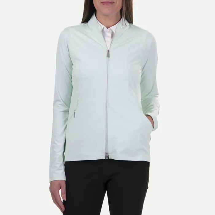 Women Cool Recovery Jacket Cucumber Ice KJUS Midlayers and Sweaters