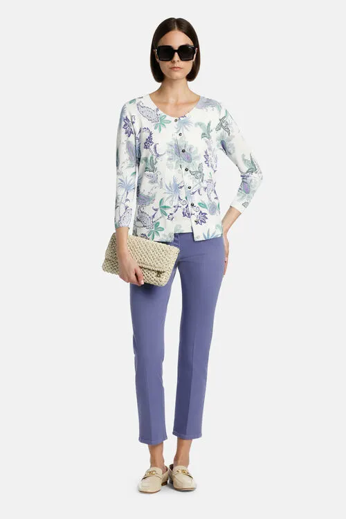 Women Cornetto Cornetto Purple Cardigan Luisa Spagnoli Women Cornetto Cornetto Purple Cardigan Luisa Spagnoli