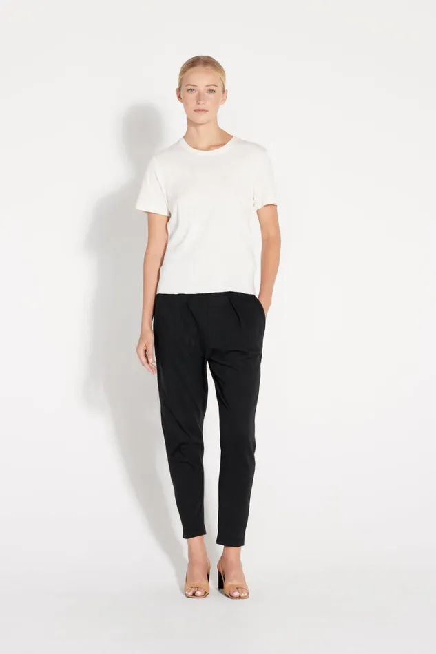Women Cream Classic Jersey Boy Tee Raquel Allegra Tops