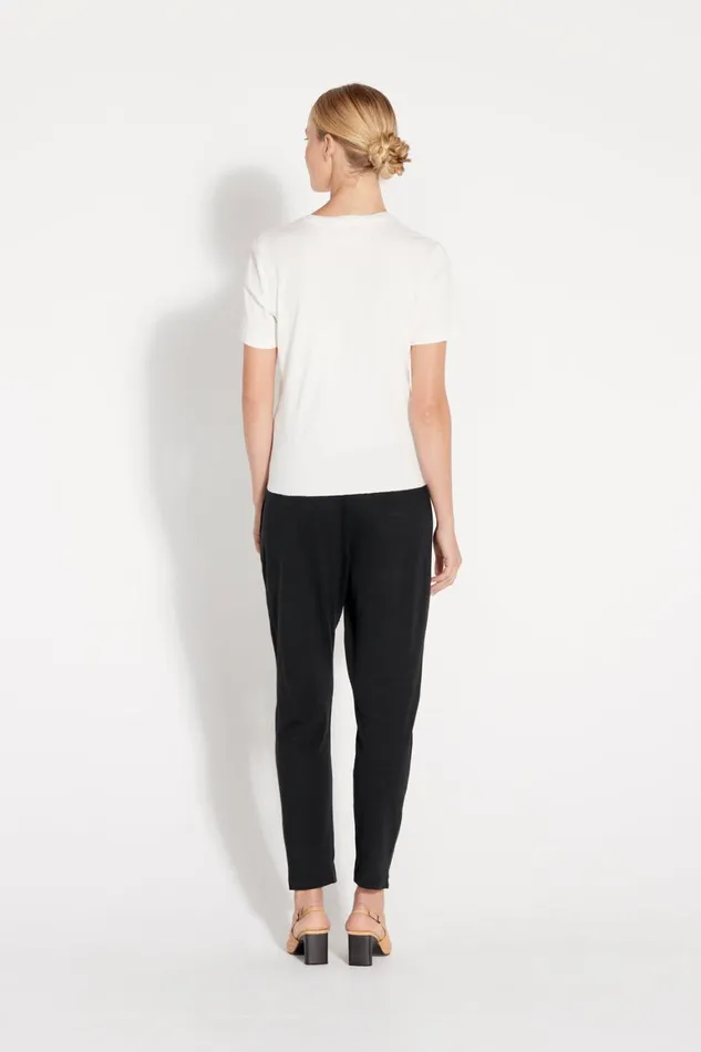 Women Cream Classic Jersey Boy Tee Raquel Allegra Tops