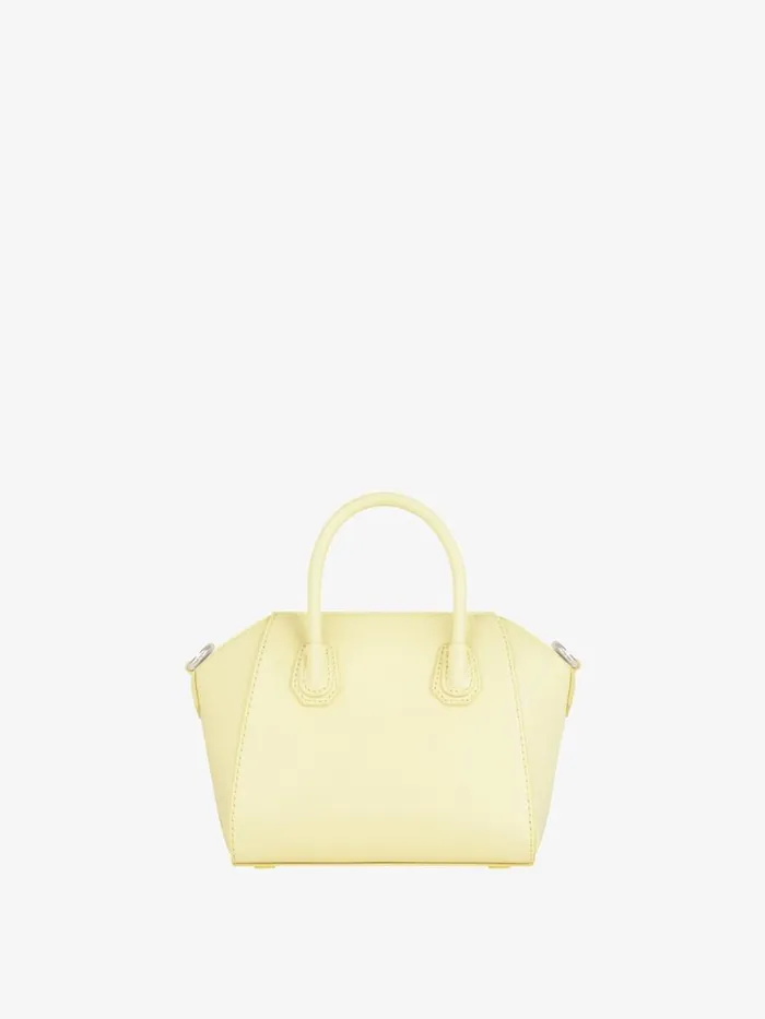 Women Crossbody Bags Givenchy Antigona Toy Bag In Box Leather Soft Yellownatural Beige Women Crossbody Bags Givenchy Antigona Toy Bag In Box Leather Soft Yellownatural Beige