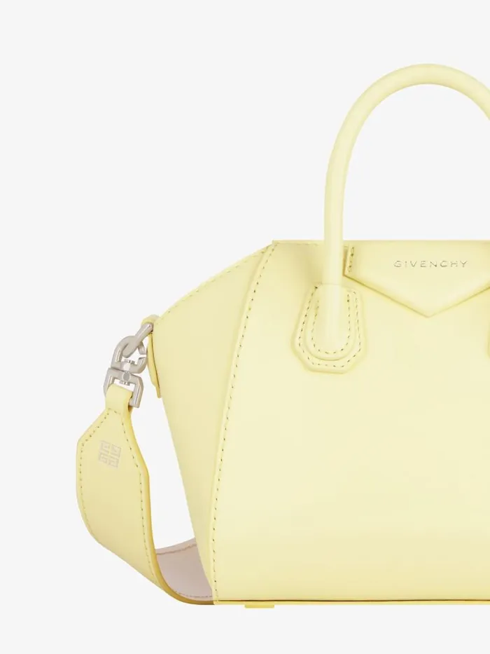 Women Crossbody Bags Givenchy Antigona Toy Bag In Box Leather Soft Yellownatural Beige Women Crossbody Bags Givenchy Antigona Toy Bag In Box Leather Soft Yellownatural Beige