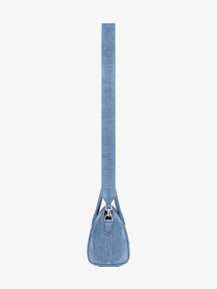 Women Crossbody Bags Givenchy Antigona Toy Bag In Washed Denim Medium Blue Women Crossbody Bags Givenchy Antigona Toy Bag In Washed Denim Medium Blue