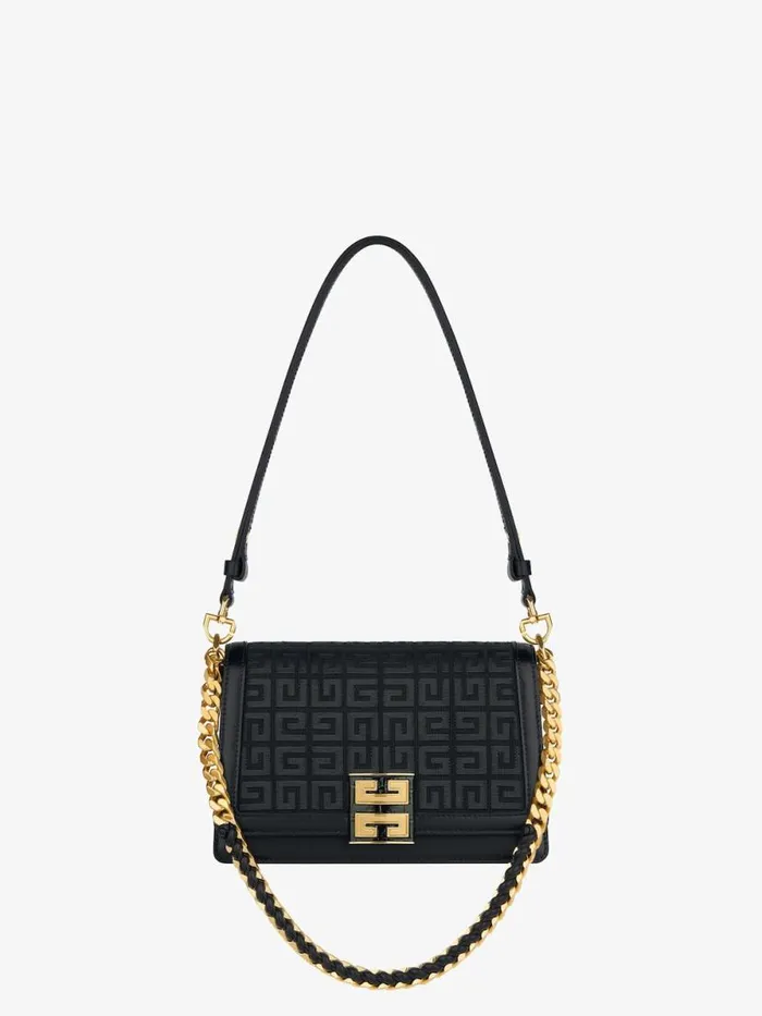 Women Crossbody Bags Givenchy Medium 4G Multicarry Bag In 4G Embroidery Black Women Crossbody Bags Givenchy Medium 4G Multicarry Bag In 4G Embroidery Black