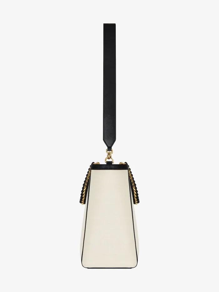Women Crossbody Bags Givenchy Medium GTote Shopping Bag In Canvas And Leather Natural Beige Women Crossbody Bags Givenchy Medium GTote Shopping Bag In Canvas And Leather Natural Beige