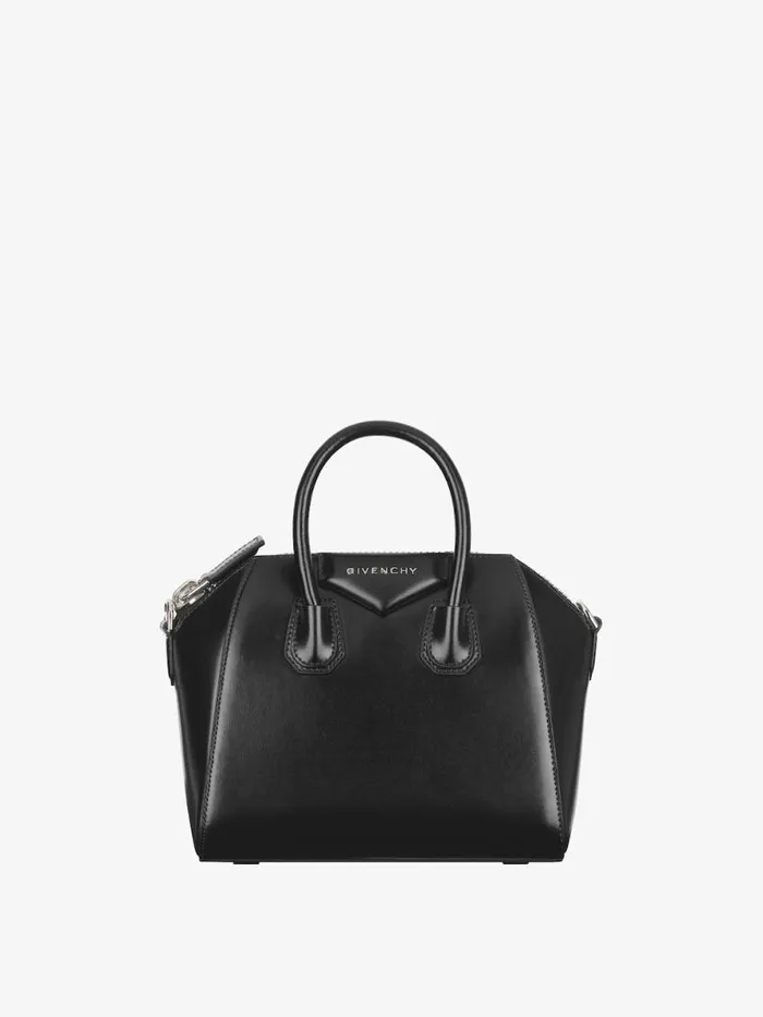 Women Crossbody Bags Givenchy Mini Antigona Bag In Box Leather Black