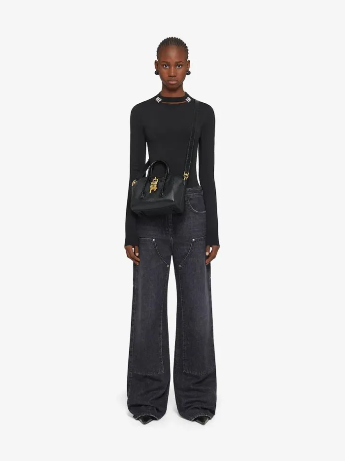 Women Crossbody Bags Givenchy Mini Antigona Lock Bag In Grained Leather Black Women Crossbody Bags Givenchy Mini Antigona Lock Bag In Grained Leather Black