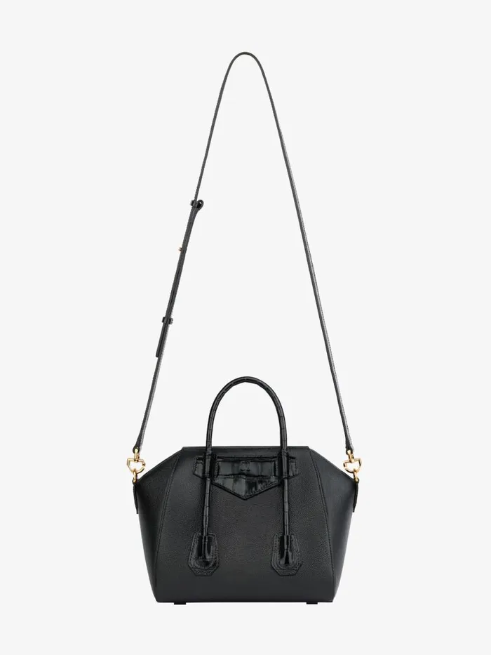 Women Crossbody Bags Givenchy Mini Antigona Lock Bag In Grained Leather Black Women Crossbody Bags Givenchy Mini Antigona Lock Bag In Grained Leather Black