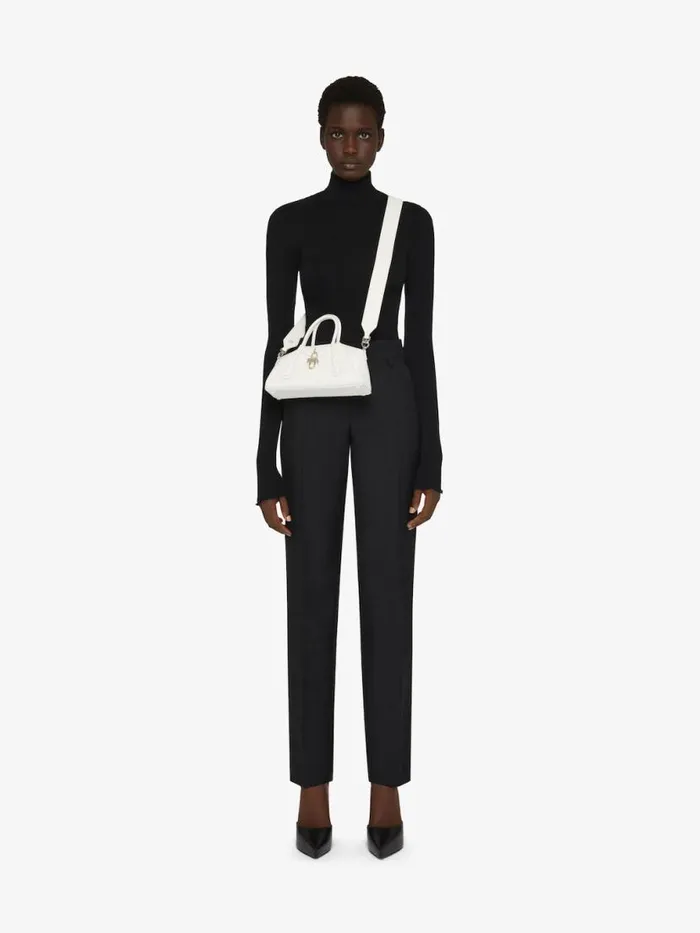 Women Crossbody Bags Givenchy Mini Antigona Stretch Bag In Box Leather Ivory Women Crossbody Bags Givenchy Mini Antigona Stretch Bag In Box Leather Ivory