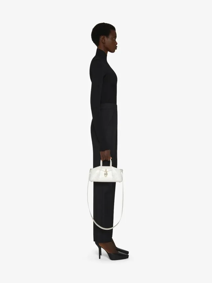 Women Crossbody Bags Givenchy Mini Antigona Stretch Bag In Box Leather Ivory Women Crossbody Bags Givenchy Mini Antigona Stretch Bag In Box Leather Ivory