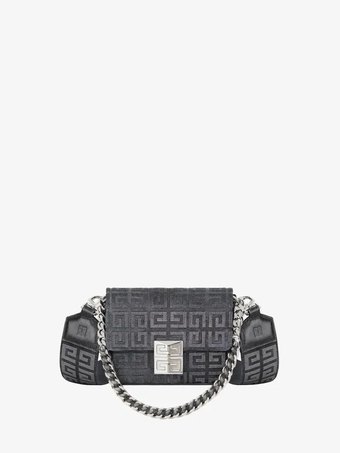Women Crossbody Bags Givenchy Small 4G Bag In Lurex Embroidery With Chain Dark Grey Women Crossbody Bags Givenchy Small 4G Bag In Lurex Embroidery With Chain Dark Grey