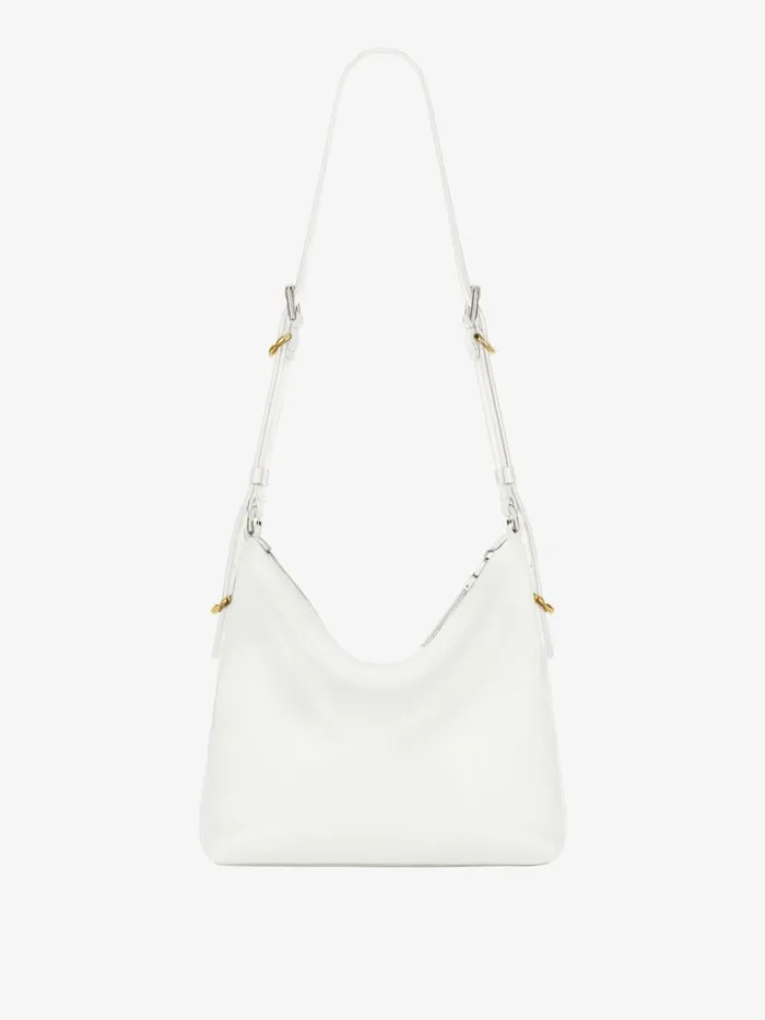 Women Crossbody Bags Givenchy Voyou Crossbody Bag In Leather Ivory Women Crossbody Bags Givenchy Voyou Crossbody Bag In Leather Ivory