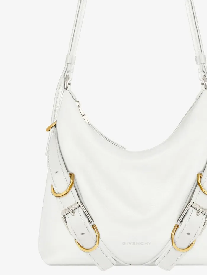 Women Crossbody Bags Givenchy Voyou Crossbody Bag In Leather Ivory Women Crossbody Bags Givenchy Voyou Crossbody Bag In Leather Ivory