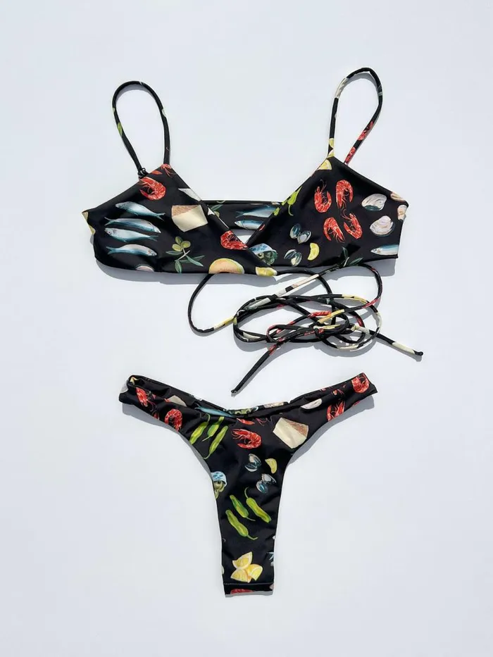 Women Daphne Two Piece Tapas Black Lisa Says Gah Swim