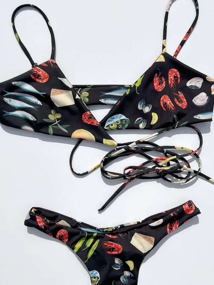 Women Daphne Two Piece Tapas Black Lisa Says Gah Swim