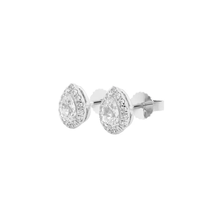 Women Diamonds Badgley Mischka Teardrop Sparkle Stud Earrings