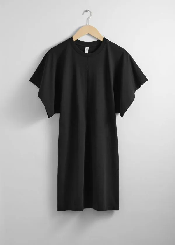 Women Dresses and Other Stories Jersey Mini Dress Black