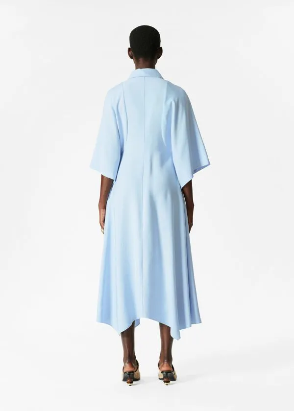 Women Dresses and Other Stories Midi Shirt Dress Light Blue