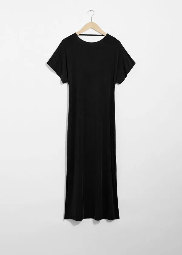 Women Dresses and Other Stories OpenBack Maxi Dress Black