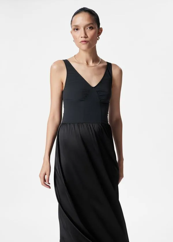 Women Dresses and Other Stories Sleeveless Midi Dress Black