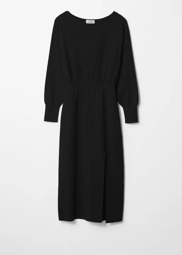Women Dresses and Other Stories SlitDetailed Midi Dress Black