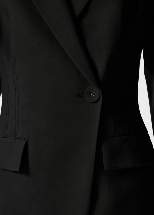 Women Dresses and Other Stories Structured Blazer Mini Dress Black