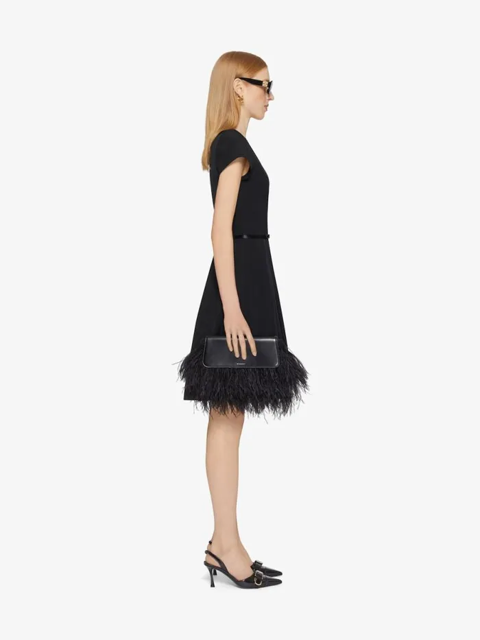 Women Dresses Givenchy Dress In Taffetas With 4G Bow Dtail Black