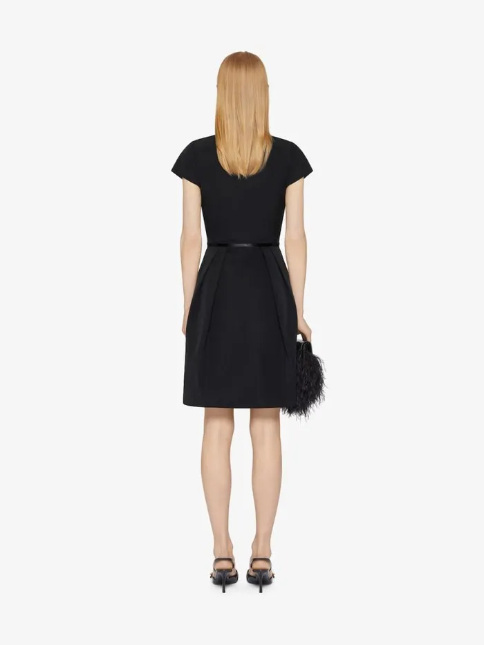 Women Dresses Givenchy Dress In Taffetas With 4G Bow Dtail Black