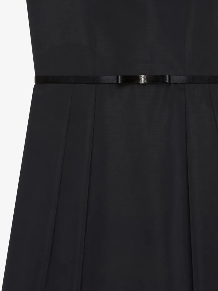 Women Dresses Givenchy Dress In Taffetas With 4G Bow Dtail Black