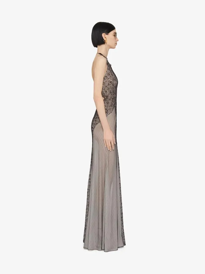 Women Dresses Givenchy Evening Dress In Lace Black