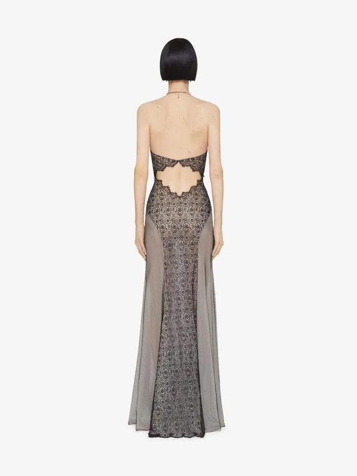Women Dresses Givenchy Evening Dress In Lace Black