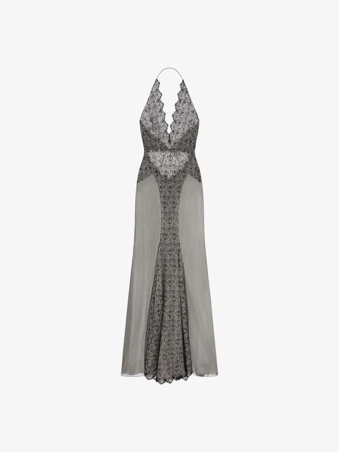 Women Dresses Givenchy Evening Dress In Lace Black