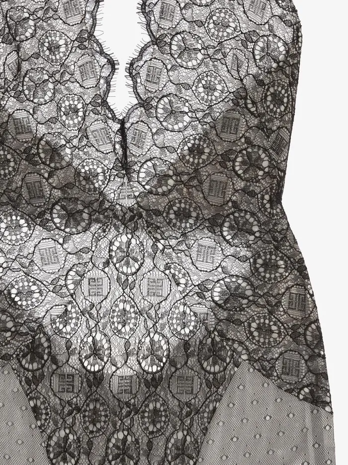 Women Dresses Givenchy Evening Dress In Lace Black