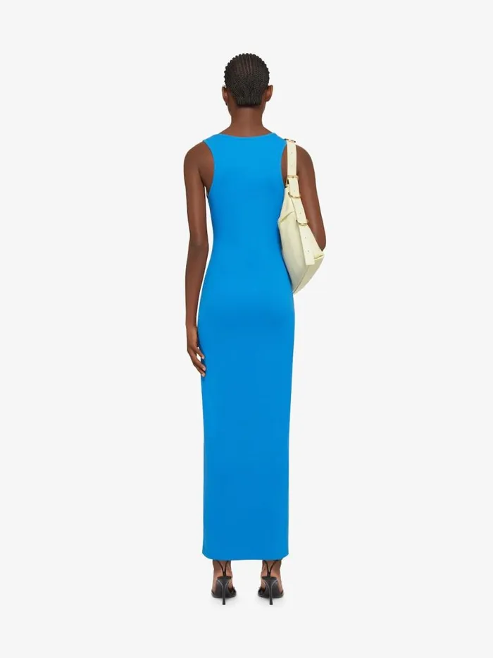 Women Dresses Givenchy Tank Dress In Knit Moroccan Blue