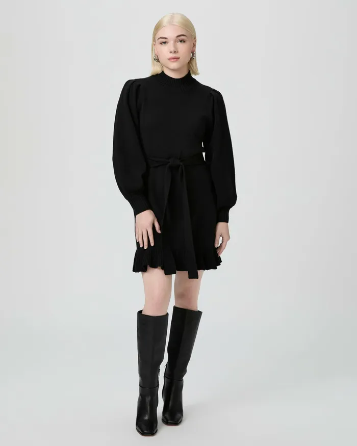 Women Dresses PAIGE Julita Petite Dress 8211 Black