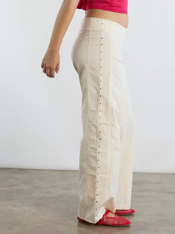 Women Ete Pant Cream Lisa Says Gah Bottoms