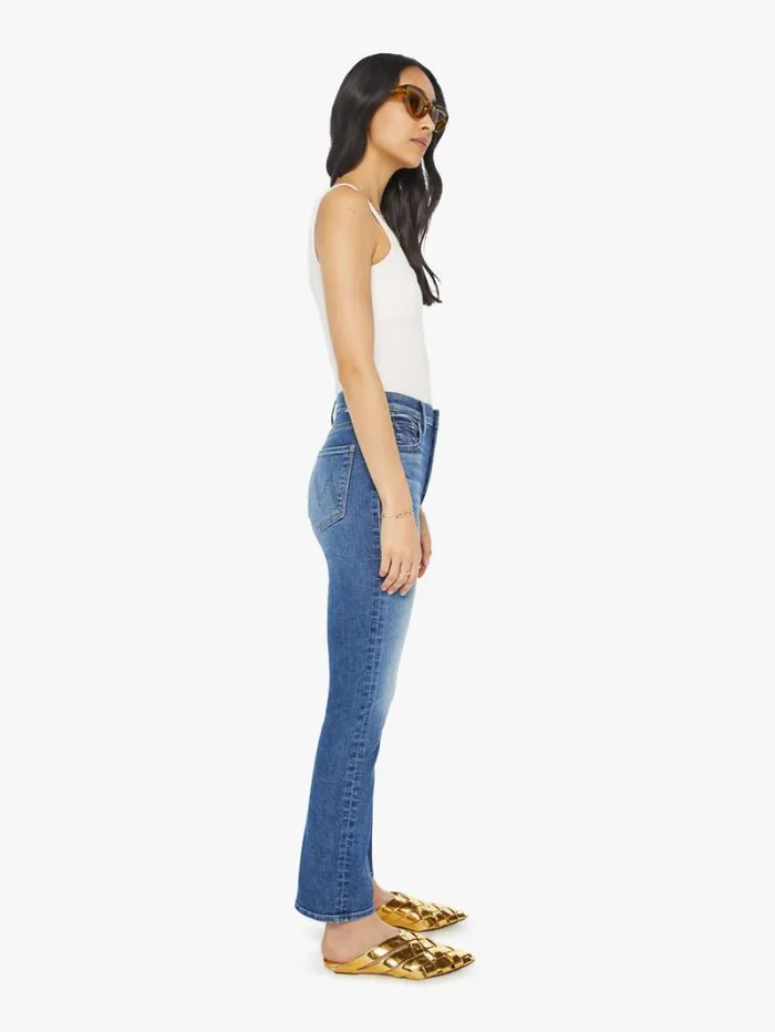 Women Flare Mother Denim The Tripper Flood Wash Sixth Sense