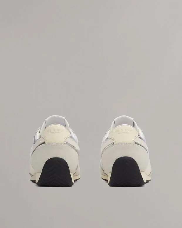 Women Flats rag and bone Slim Retro Runner Sneaker Silver