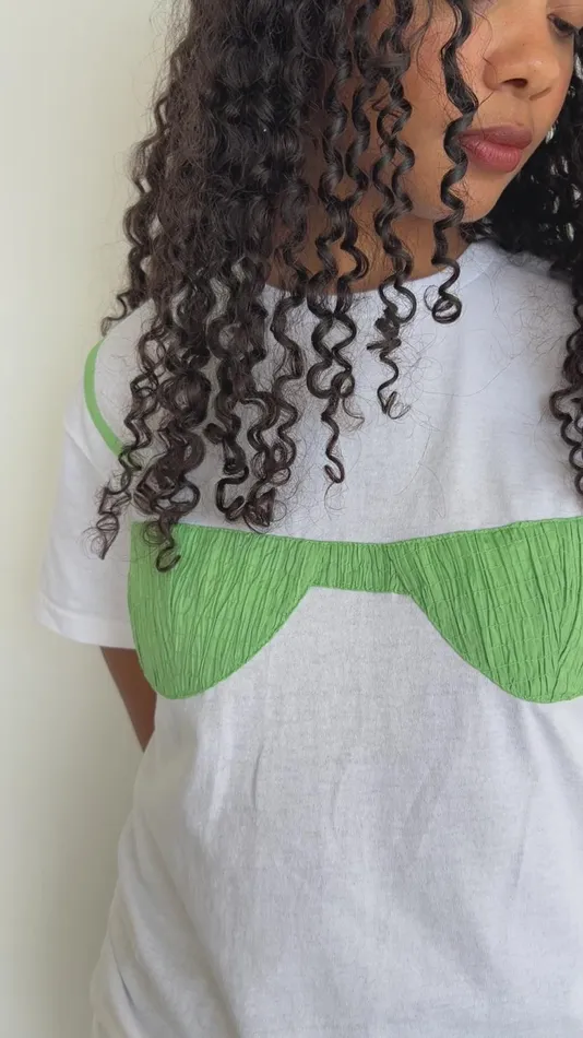 Women Florida Woman Applique Tee Grass Green Lisa Says Gah Tops
