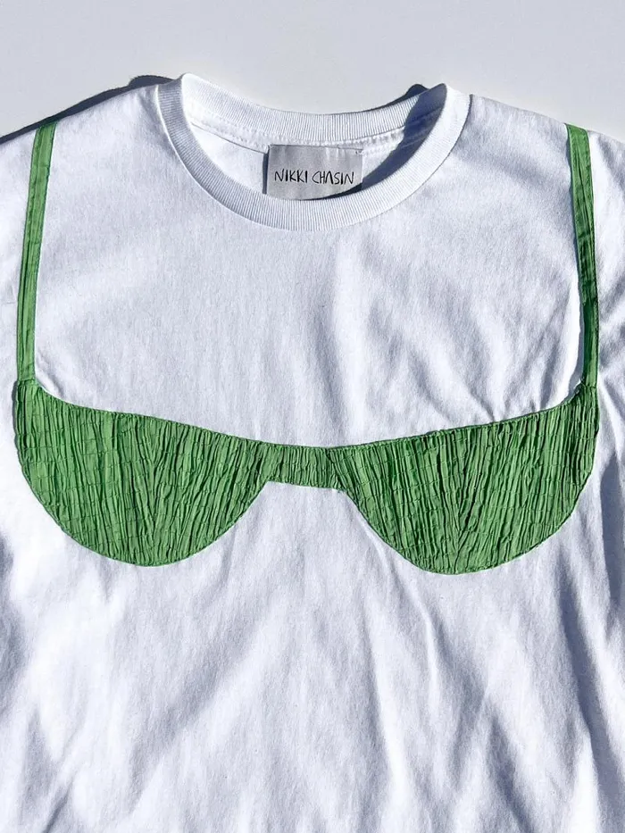 Women Florida Woman Applique Tee Grass Green Lisa Says Gah Tops